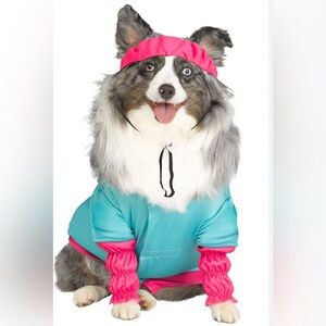 InSpirits Barbie Aerobics Barbie pet costume. NWT xs 6-10 lbs